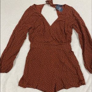 Abercrombie & Fitch Long Sleeve Romper NWT